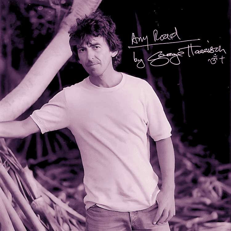 Album cover art for "Any Road" by George Harrison