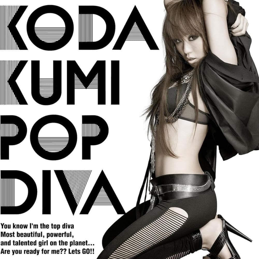 Album cover art for "POP DIVA" by 倖田來未 (Kumi Koda)