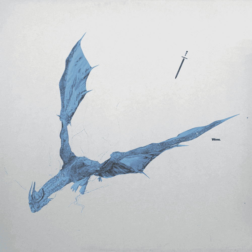 Album cover art for "Wow." by Post Malone