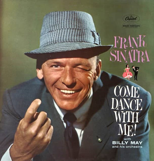Album cover art for "Just In Time" by Frank Sinatra