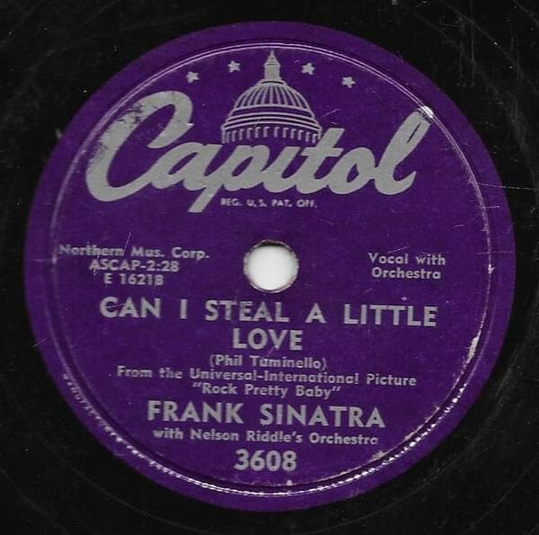 Album cover art for "Can I Steal a Little Love?" by Frank Sinatra