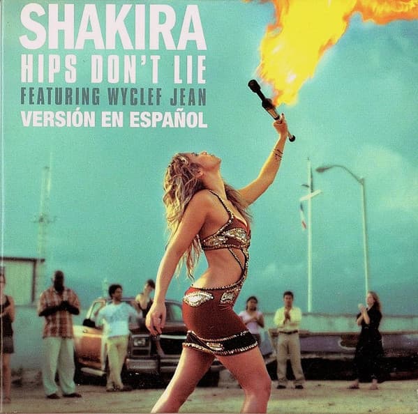 Album cover art for "Hips Don't Lie (En Español)" by Shakira & Wyclef Jean