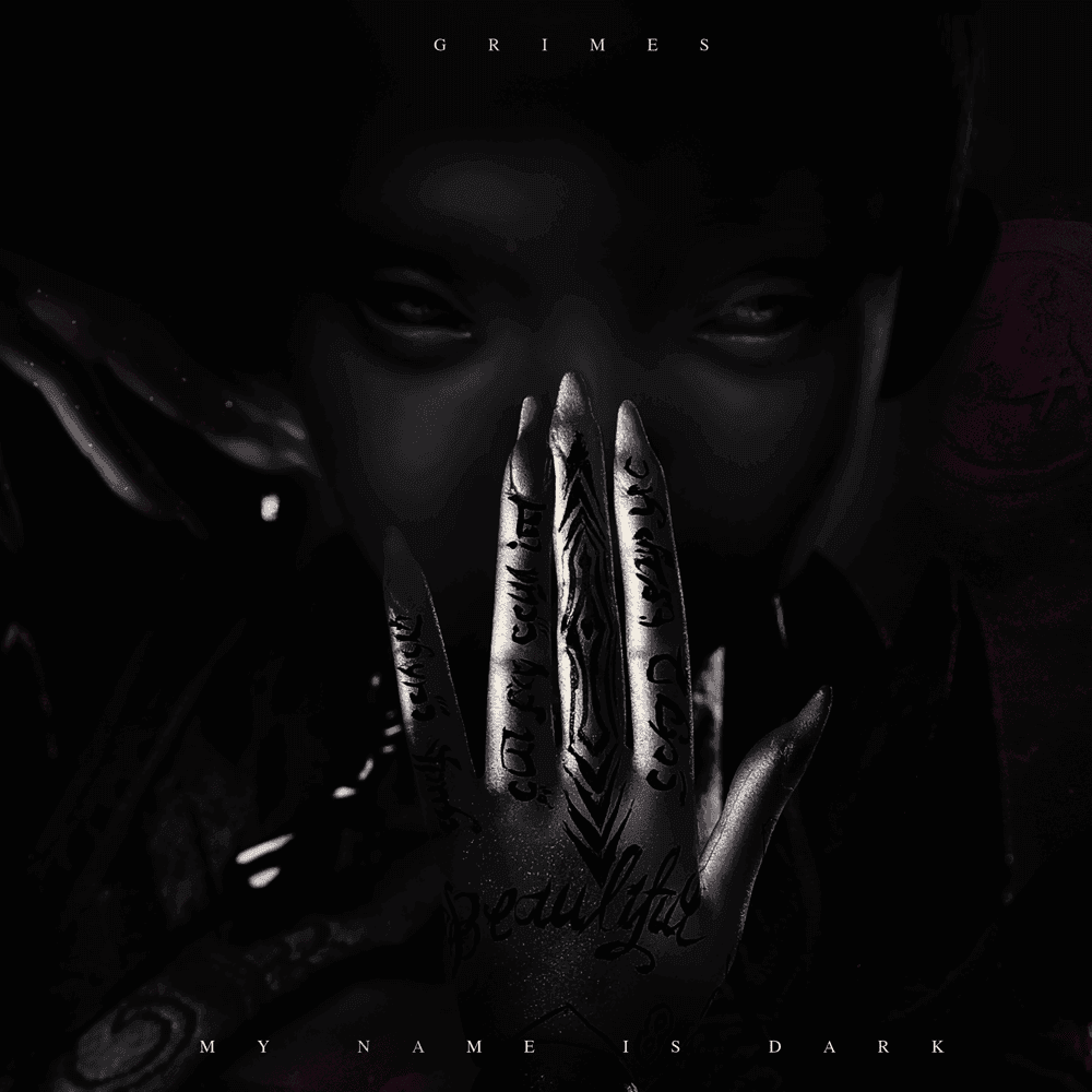 Album cover art for "My Name is Dark (Art Mix)" by Grimes