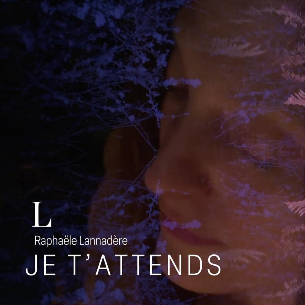 Album cover art for "Je t'attends" by L (Raphaële Lannadère)