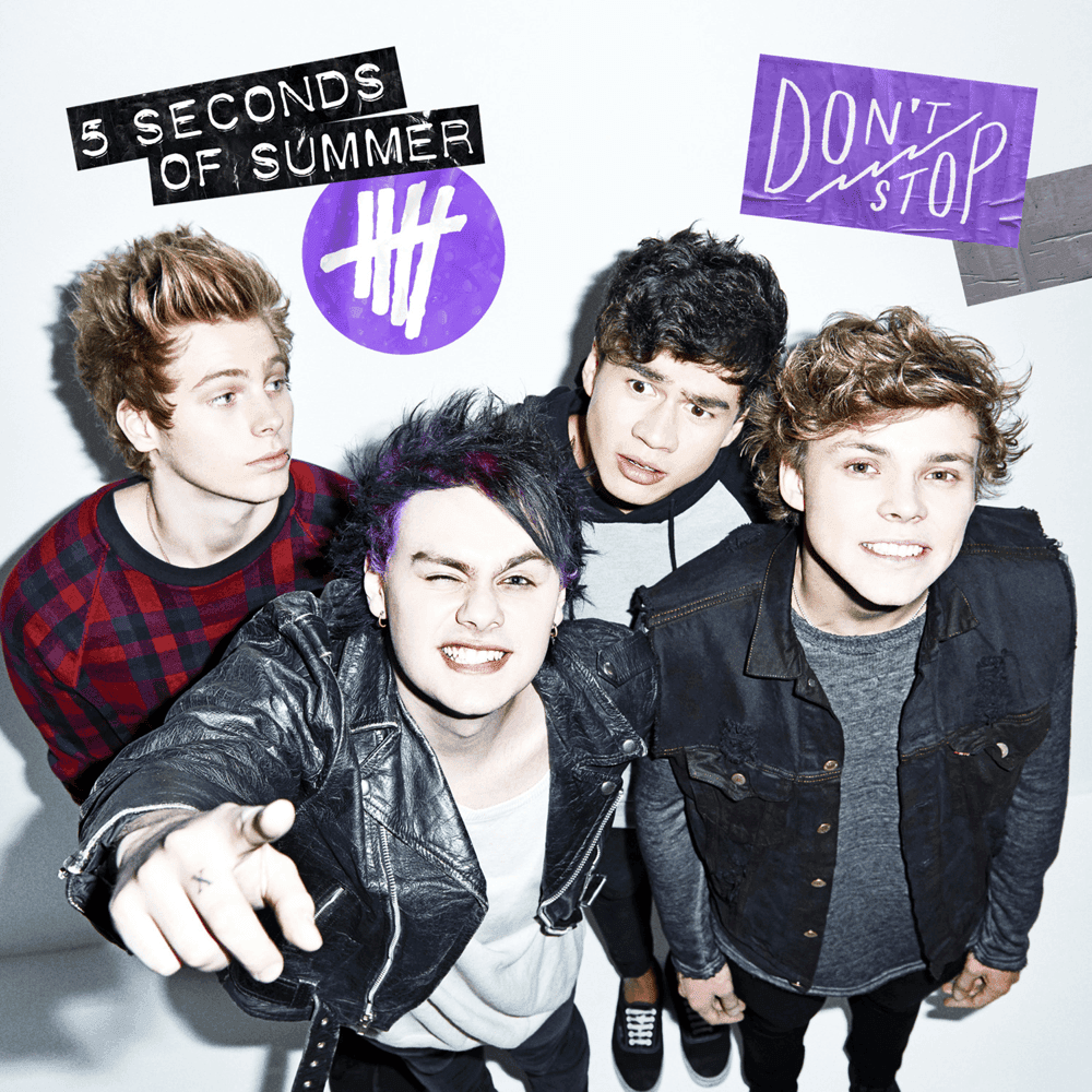 Album cover art for "Don't Stop" by 5 Seconds of Summer