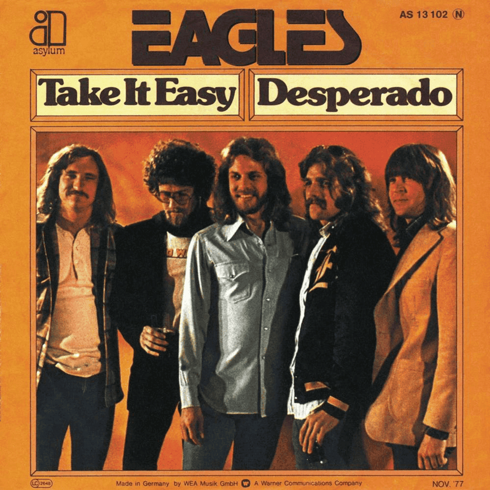 Album cover art for "Desperado" by Eagles