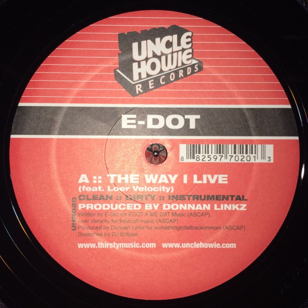 Album cover art for "The Way I Live (Clean)" by E-Dot & Loer Velocity