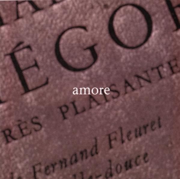 Album cover art for "Amore" by 坂本龍一 (Ryuichi Sakamoto)