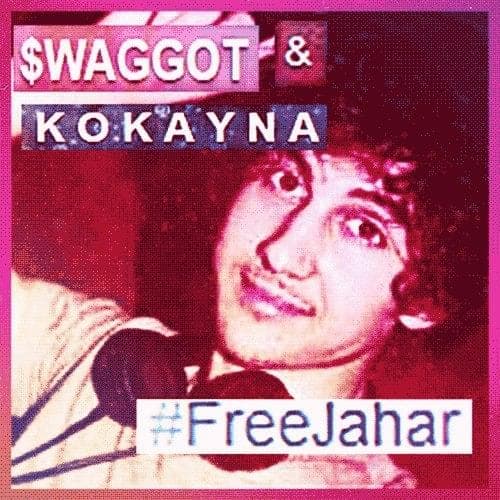 Album cover art for "SEXY TERRORIST" by $WAGGOT & KOKAYNA