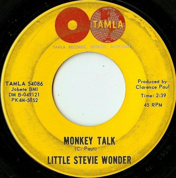 Album cover art for "Monkey Talk" by Stevie Wonder