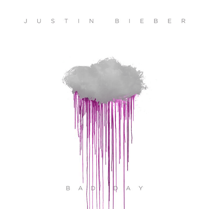 Album cover art for "Bad Day" by Justin Bieber