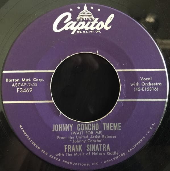 Album cover art for "Wait for Me" by Frank Sinatra