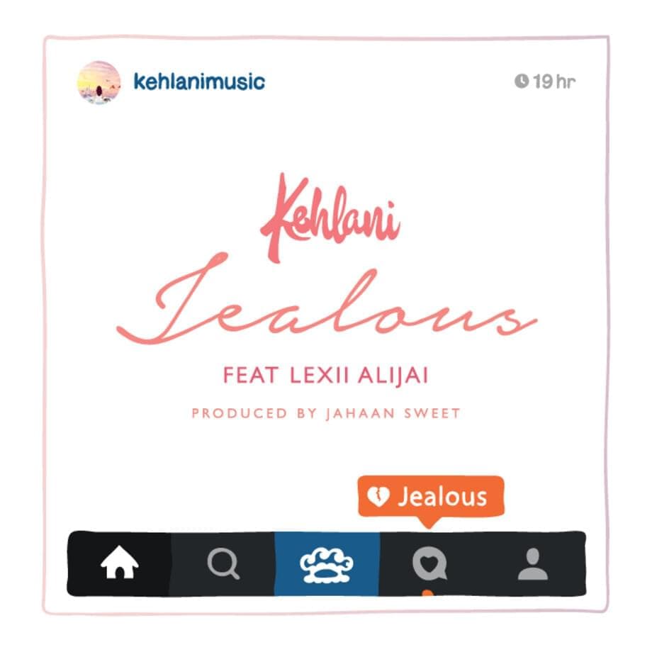 Album cover art for "Jealous" by Kehlani & Lexii Alijai