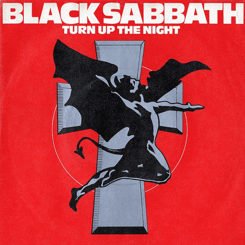 Album cover art for "Turn Up the Night" by Black Sabbath