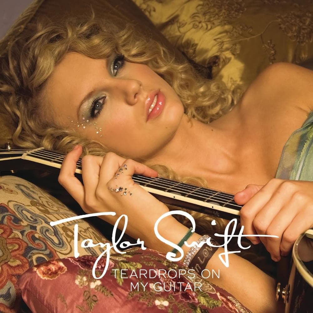 Album cover art for "Teardrops on My Guitar (Radio Single Version)" by Taylor Swift
