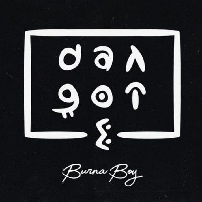 Album cover art for "Dangote" by Burna Boy