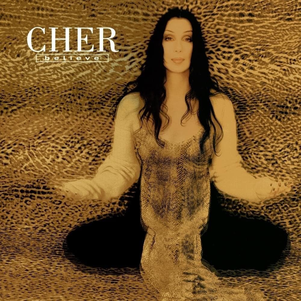 Album cover art for "Believe (Almighty Definitive Mix)" by Cher