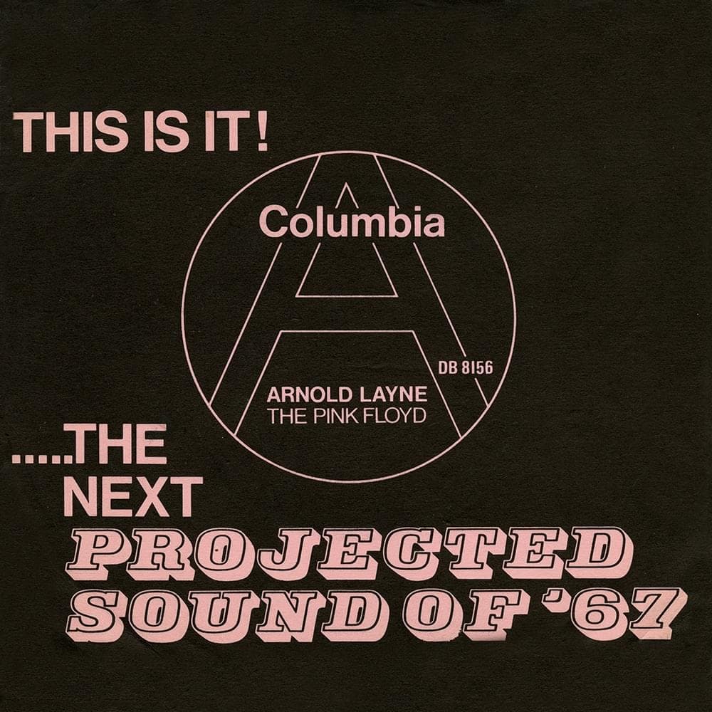 Album cover art for "Arnold Layne" by Pink Floyd