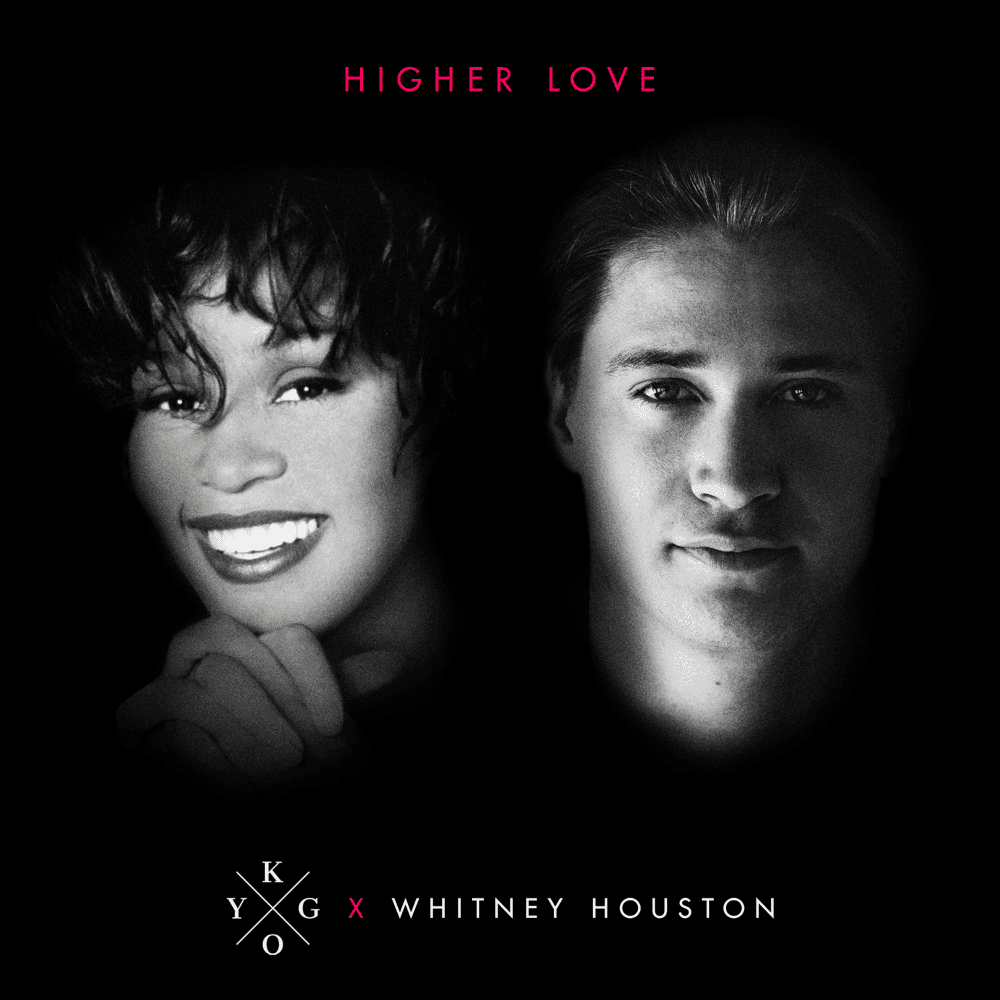 Album cover art for "Higher Love" by Whitney Houston