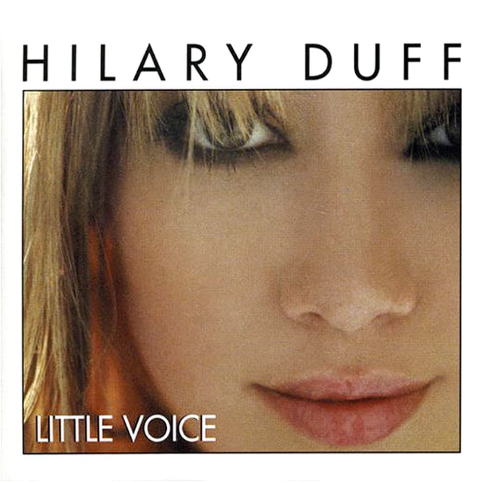 Album cover art for "Little Voice" by Hilary Duff