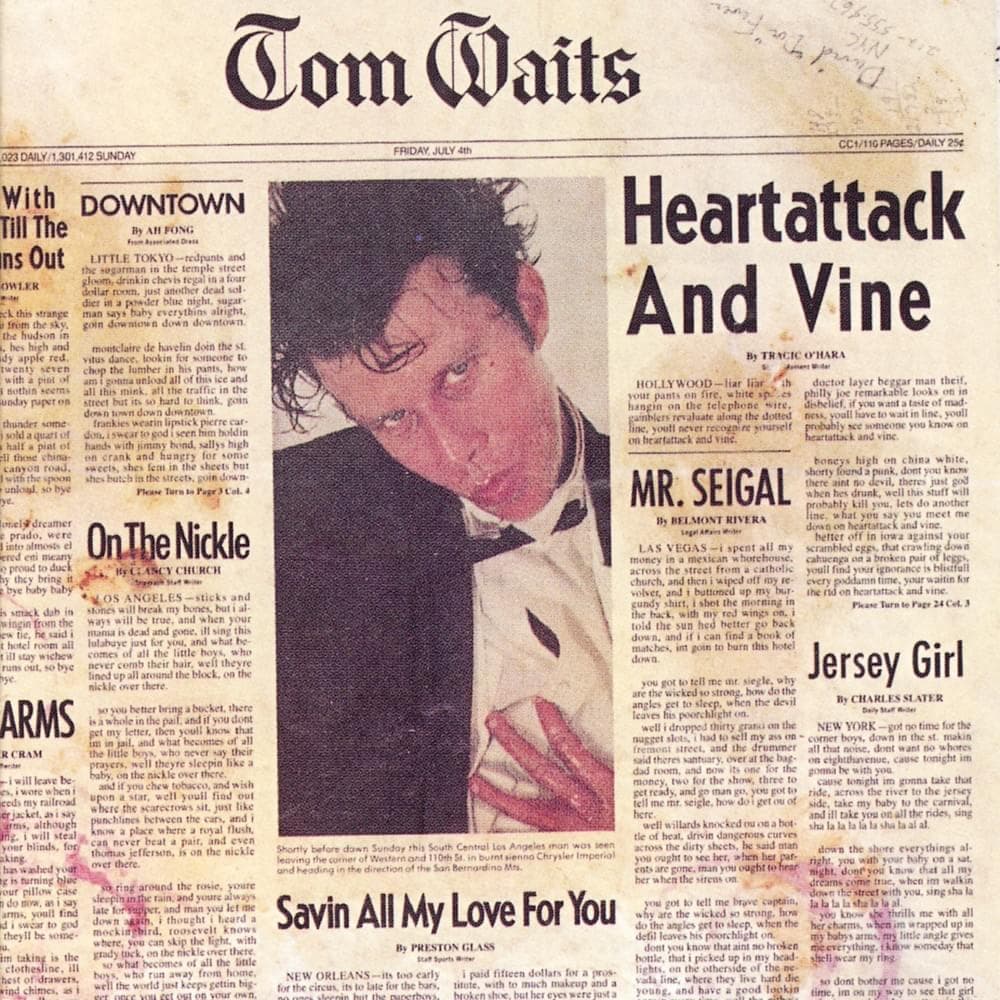 Album cover art for "Heartattack and Vine" by Tom Waits