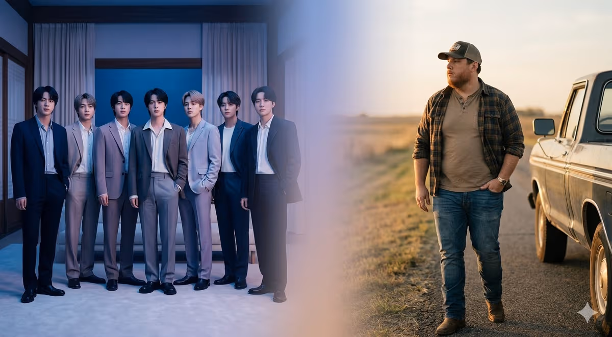 Cover image: Two Worlds Collide: BTS and Luke Combs Set to Define This Friday’s Biggest Album Drop Two Worlds Collide: BTS and Luke Combs Set to Define This Friday’s Biggest Album Drop