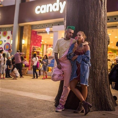 Album cover art for "Candy" by Quebonafide & Klaudia Szafrańska