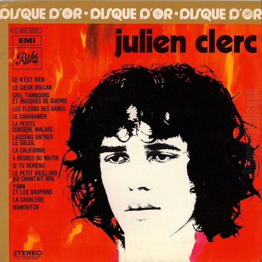 Le disque d’or de Julien Clerc