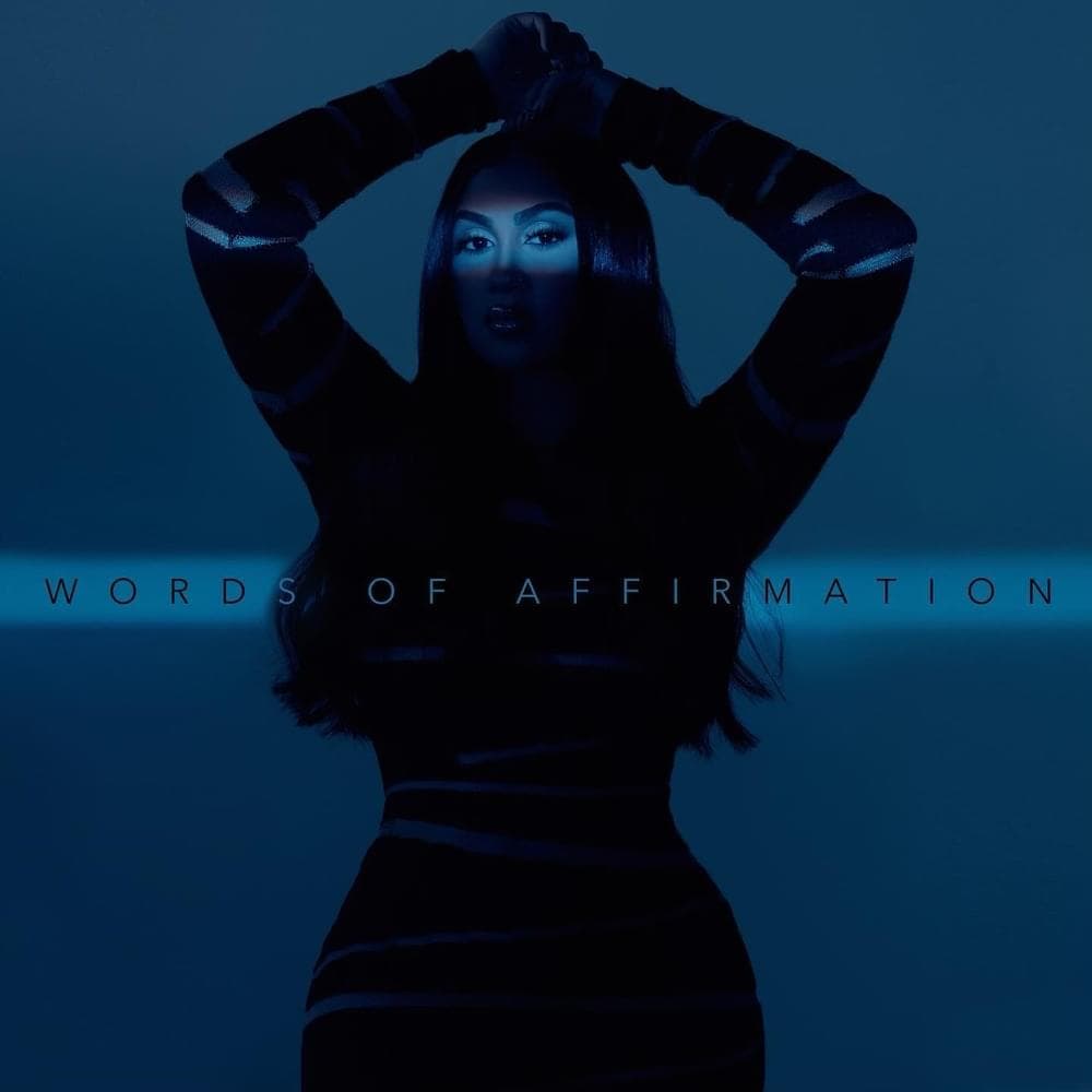 Album cover art for "Words Of Affirmation" by Queen Naija