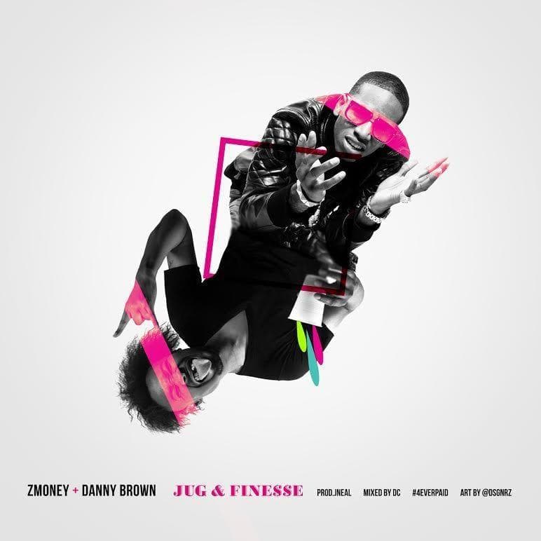 Album cover art for "Jug N' Finesse" by Z Money & Danny Brown