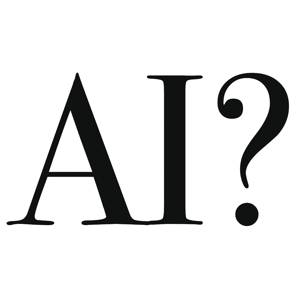 Album cover art for "AI?" by M (Robin Scott)