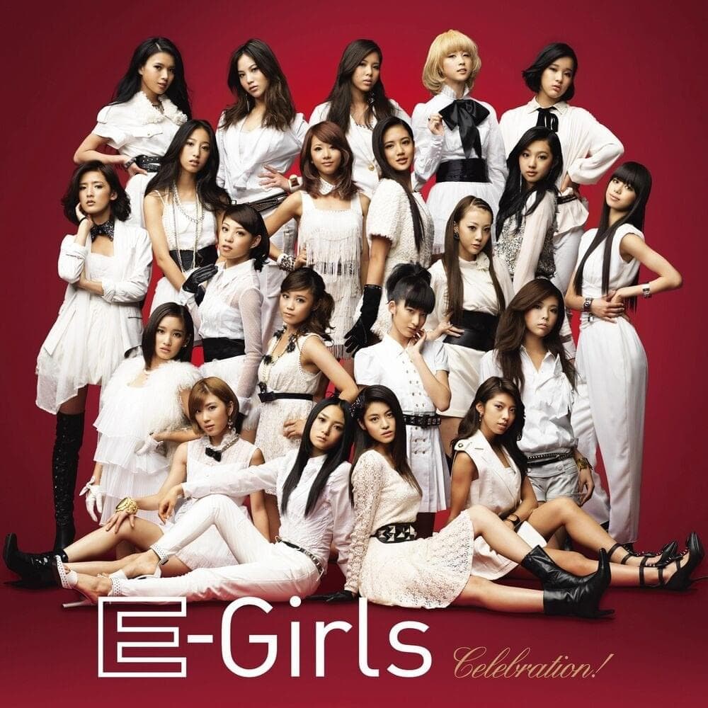 Album cover art for "Celebration!" by E-girls