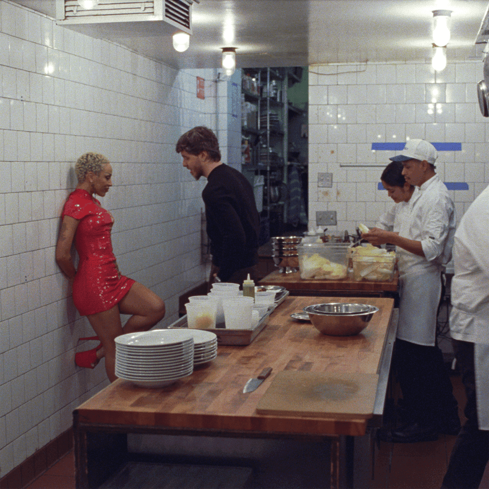 Album cover art for "Just Us" by Jack Harlow & Doja Cat