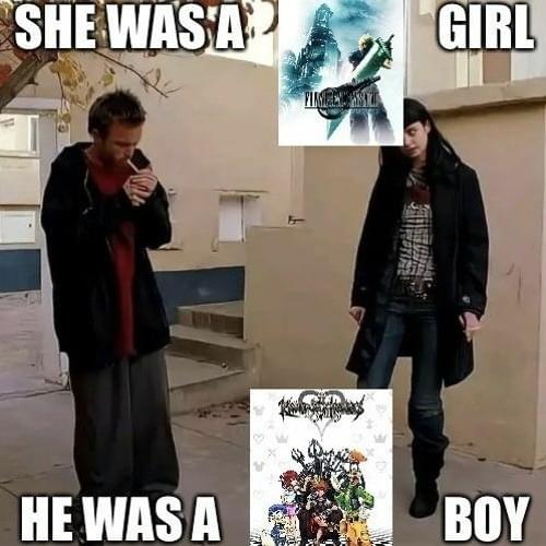 She Was A Final Fantasy Girl He Was A Kingdom Hearts Boy