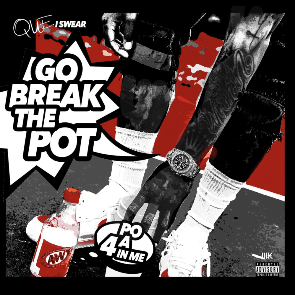 Album cover art for "I Swear" by QUE.