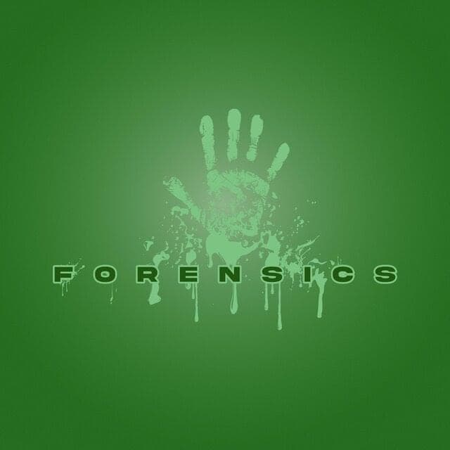 Album cover art for "FORENSICS." by Mazbou Q