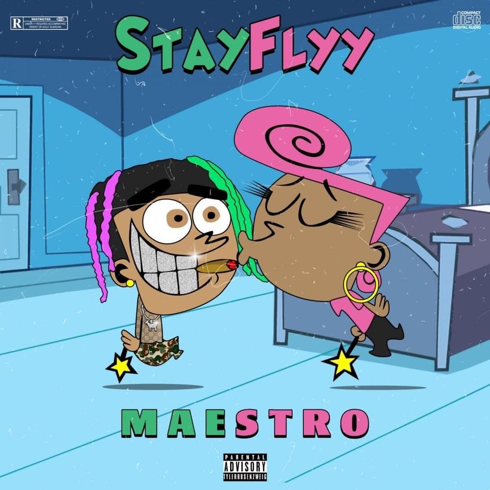 Album cover art for "Stay FLYY" by M A E S T R O (USA)