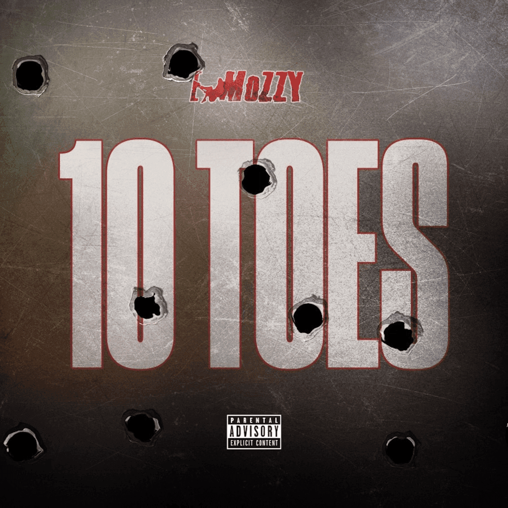 Album cover art for "Ten Toes" by E Mozzy