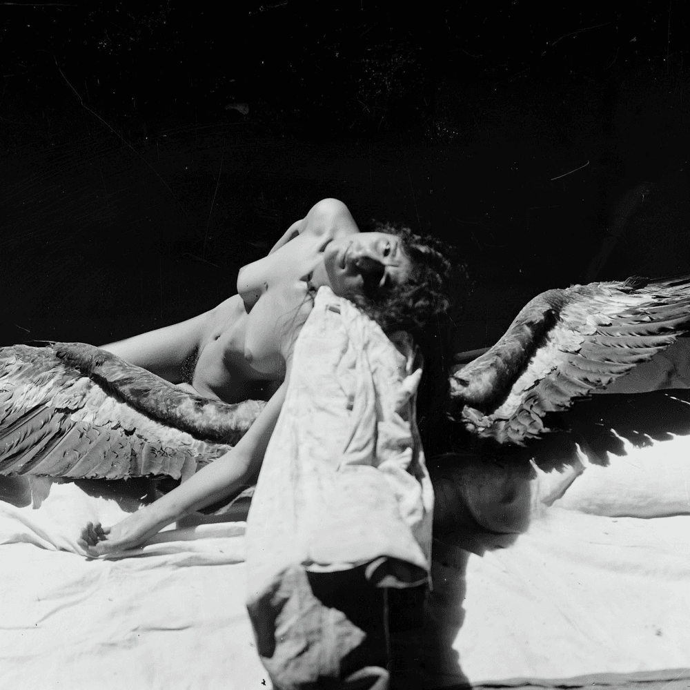 Album cover art for "Angelozebi" by Quemmekh & Tsotne Gorgoshidze