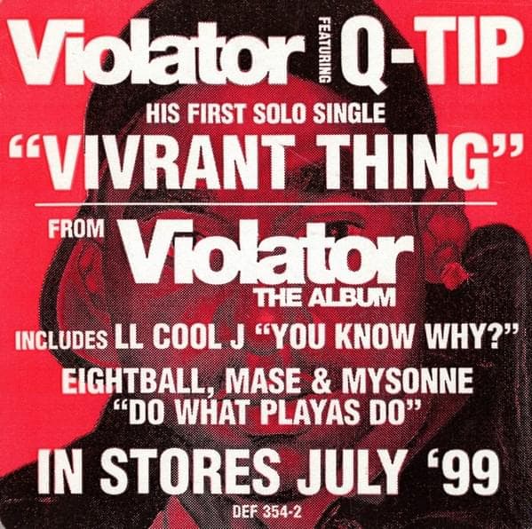Album cover art for "Vivrant Thing" by Q-Tip