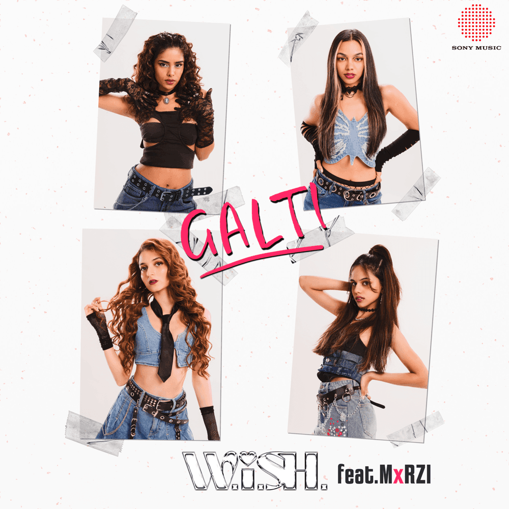 Album cover art for "Galti" by W.i.S.H. (IND) & MxRZI