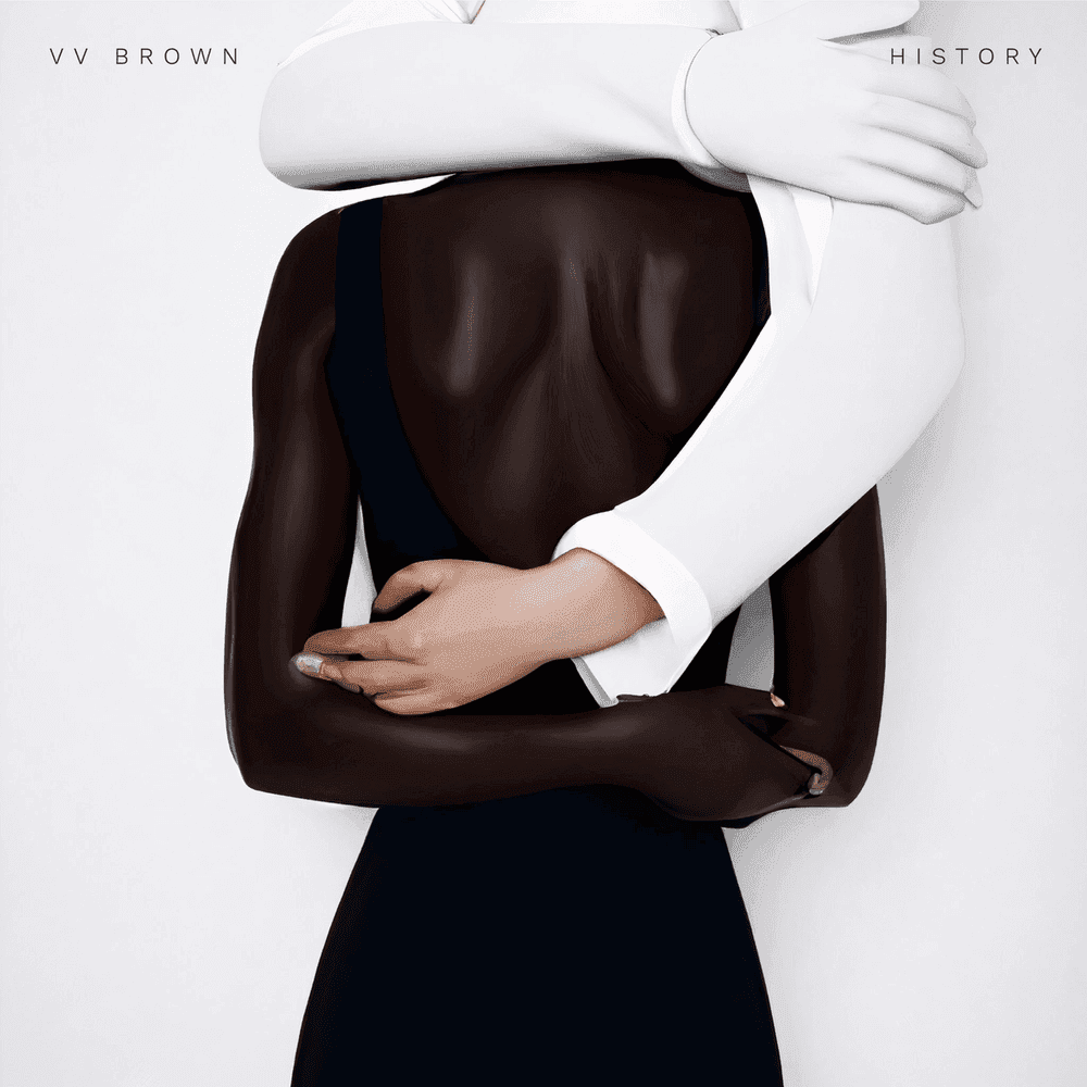 Album cover art for "History" by V V Brown