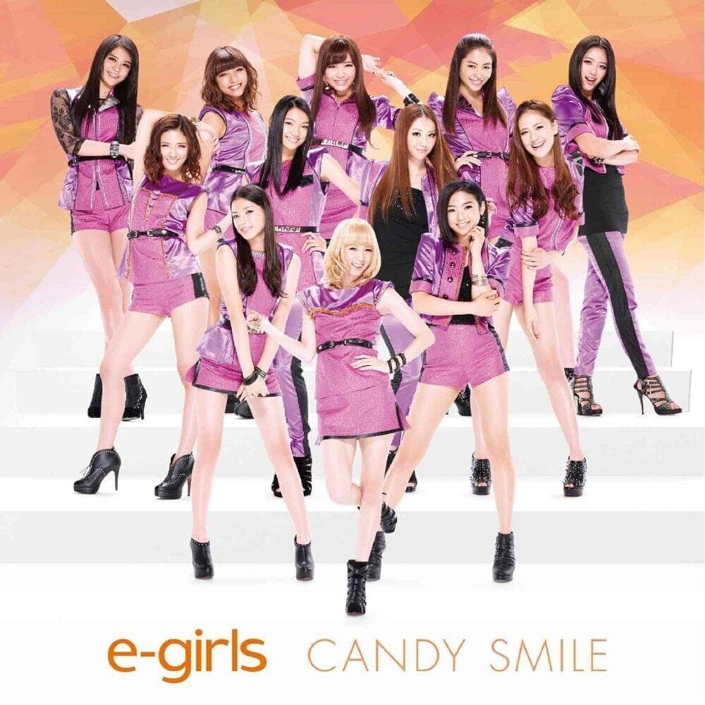 Album cover art for "CANDY SMILE" by E-girls