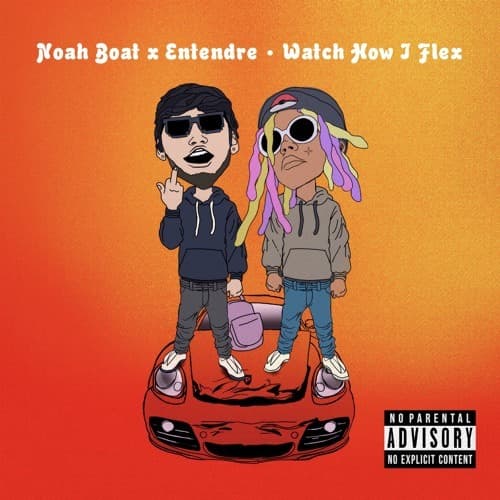 Album cover art for "Watch How I Flex" by Z.J. & Cordae