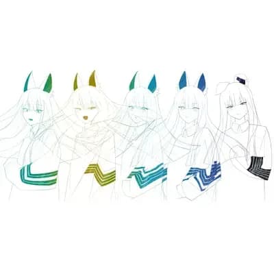 Album cover art for "VIBE COP" by r-906 & 初音ミク (Hatsune Miku)