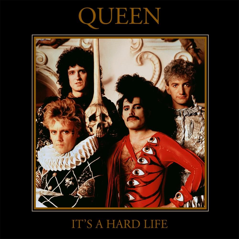 Album cover art for "It's a Hard Life" by Queen