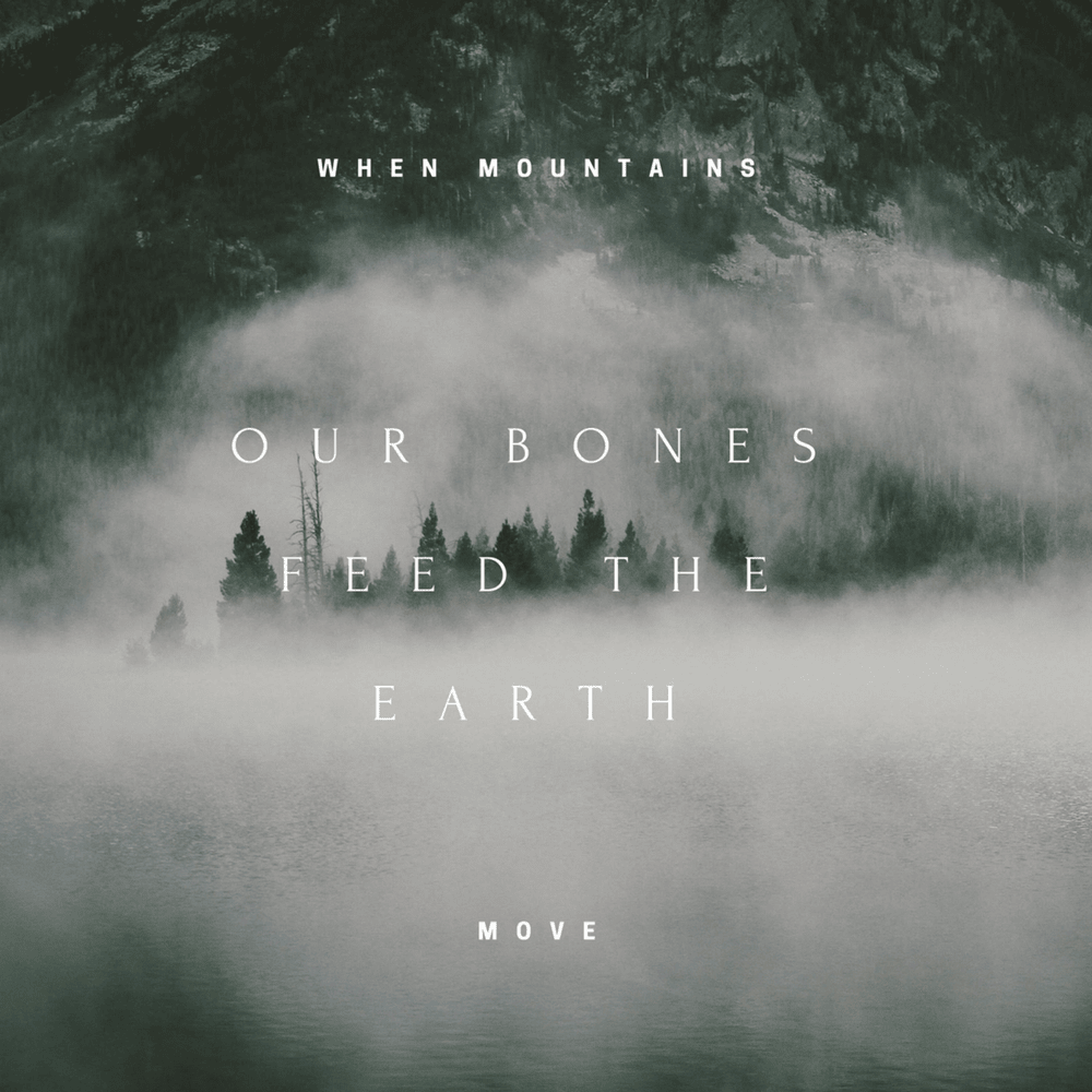 Our Bones Feed the Earth