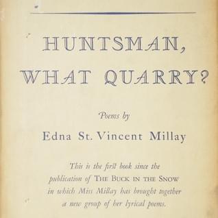 Huntsman, What Quarry?