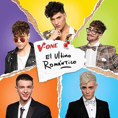Album cover art for "El Último Romántico" by V-One