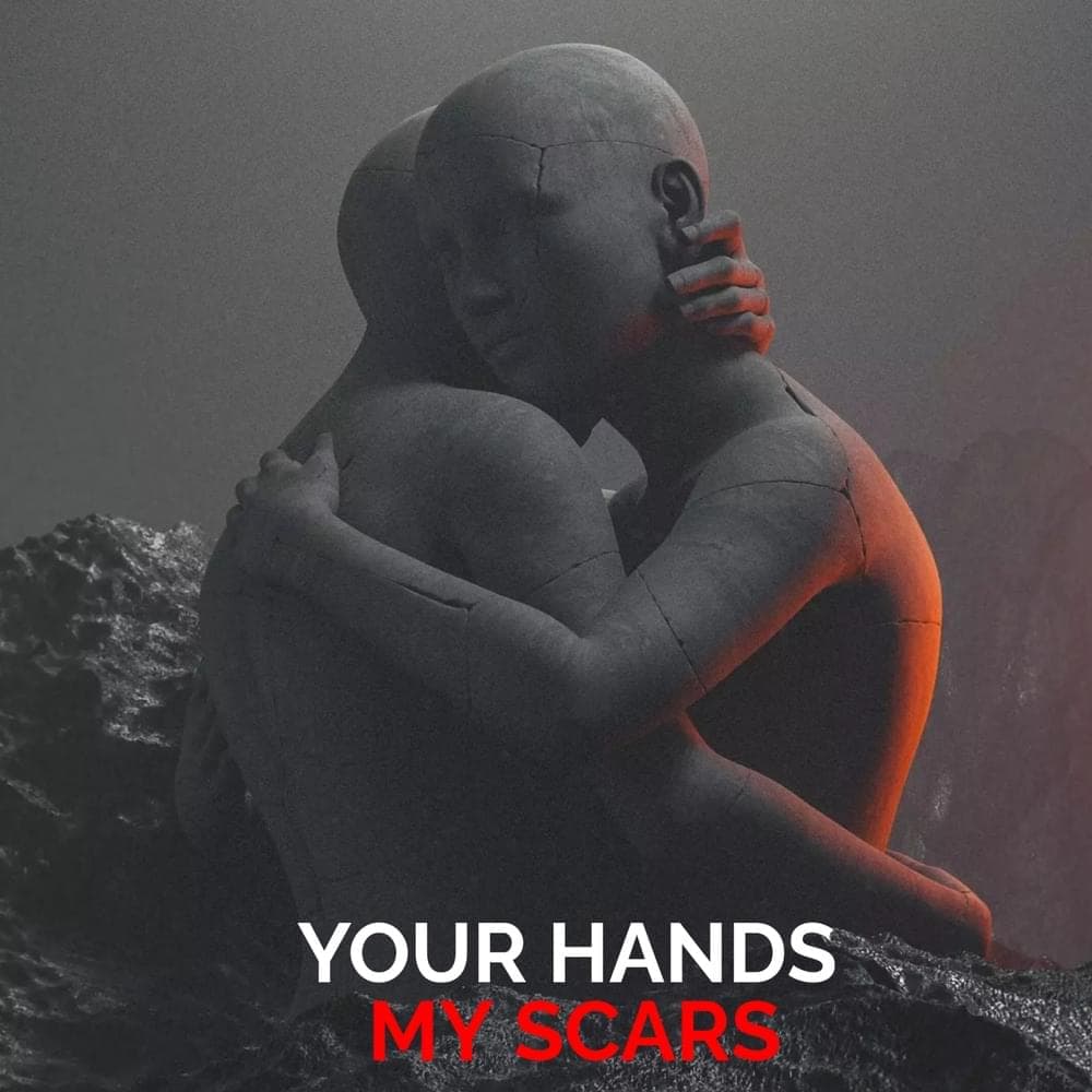 Album cover art for "your hands, my scars." by i can’t trust myself tonight